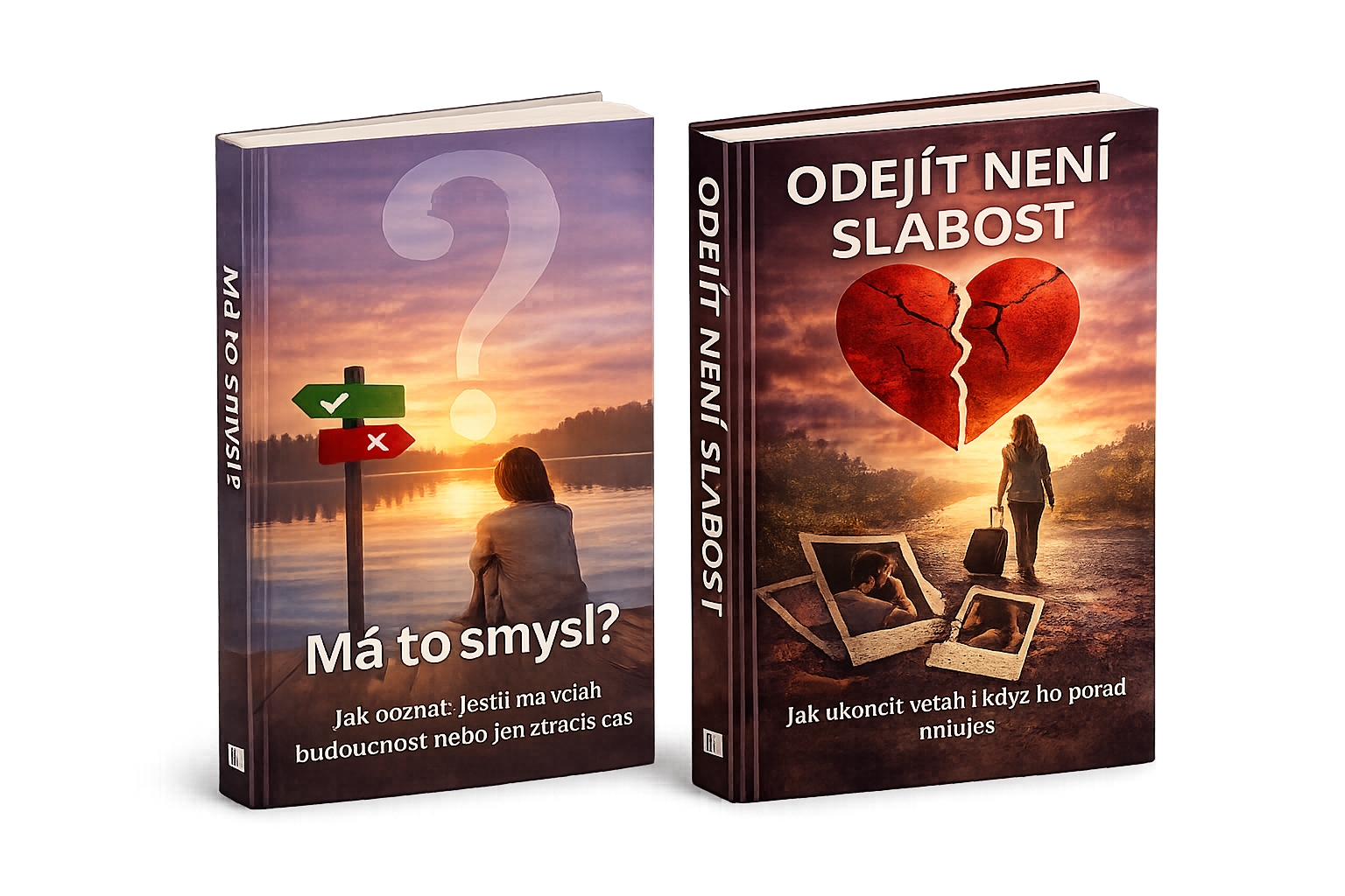 SADA DVOU E-KNIH - MÁ TO SMYSL? + ODEJÍT NENÍ SLABOST